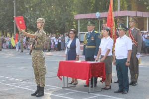 Принятие Военной присяги курсантами, поступившими в зарубежные военные учебные заведения