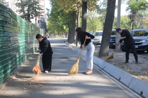Защитники Отечества на субботнике Защитники Отечества на субботнике