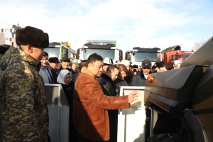 Организована выставка военной техники Министерства обороны, закупленной за счет республиканского бюджета