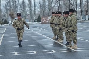 Контрольные занятия с военнослужащими Министерства обороны Кыргызской Республики