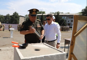 Аскер кызматчылары үчүн турак жай курулушу башталды